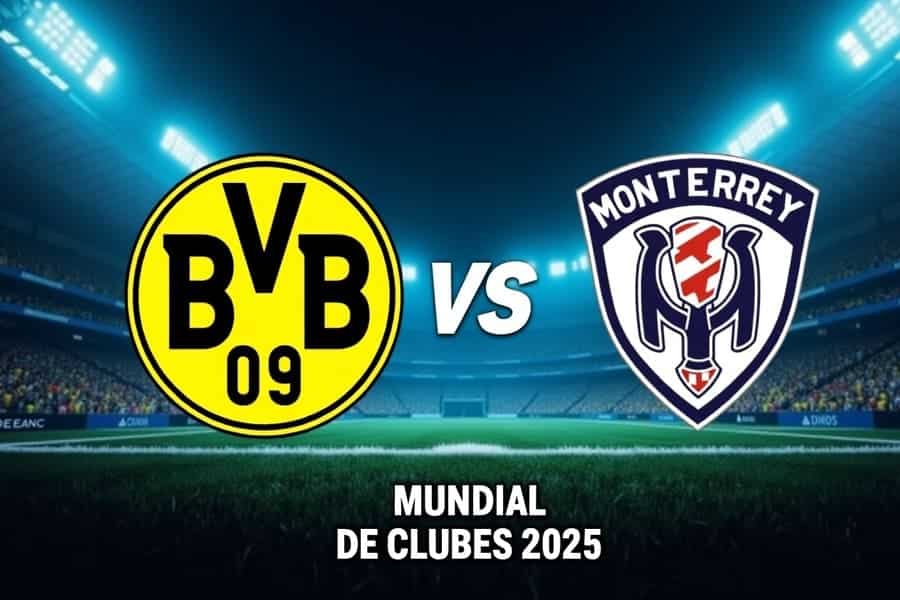 Borussia Dortmund x Monterrey no mundial 2025