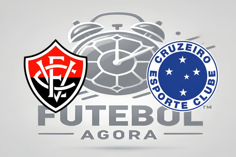Imagem do jogo Vitória x Cruzeiro com transmissão ao vivo pelo Brasileirão 2025