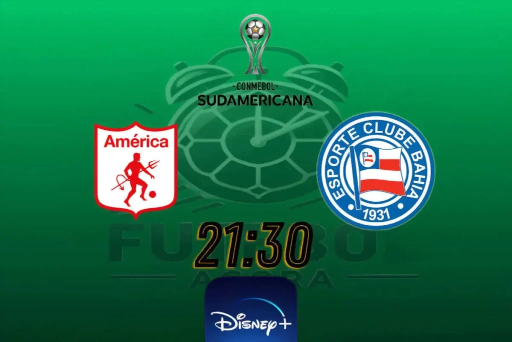 América de Cali e Bahia em confronto decisivo pela Copa Sul-Americana no Estádio Olímpico Pascual Guerrero