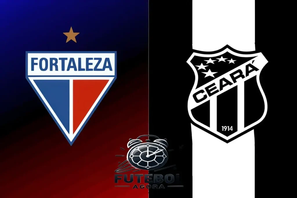 Clássico-Rei vibrante entre Fortaleza e Ceará na Arena Castelão pelo Campeonato Brasileiro.