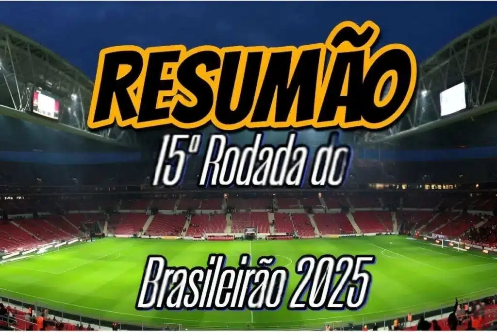 Visão geral dos resultados da 15ª rodada do Campeonato Brasileiro Série A de 2025, com foco nos principais lances e desfechos dos jogos.